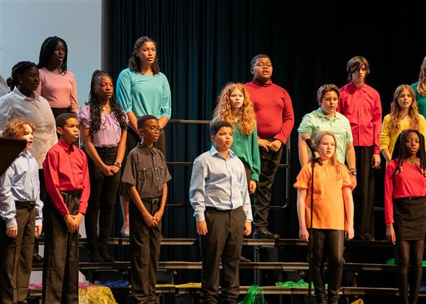 2023 All County Chorus Students Performing